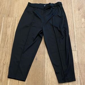 ASOS DESIGN Curve ponte pintuck peg pant